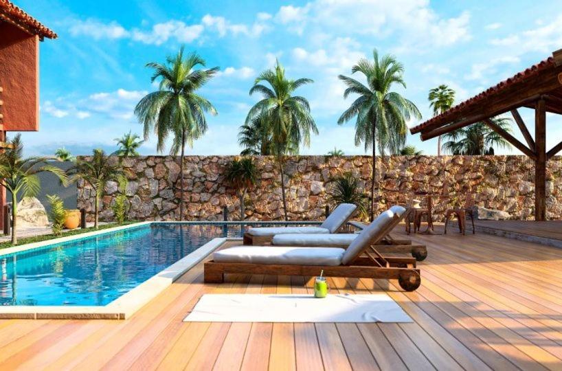 Casa Na Praia Com Piscina Luis Correia Exterior foto